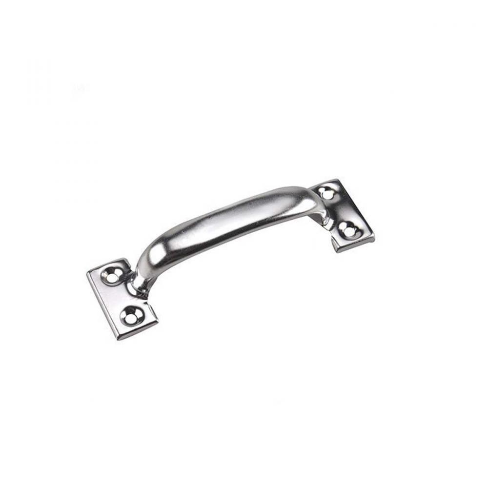Door Pull N°4 Steel Zinc Plated 8in<span class=' ItemWarning' style='display:block;'>Item is usually in stock, but we&#39;ll be in touch if there&#39;s a problem<br /></span>