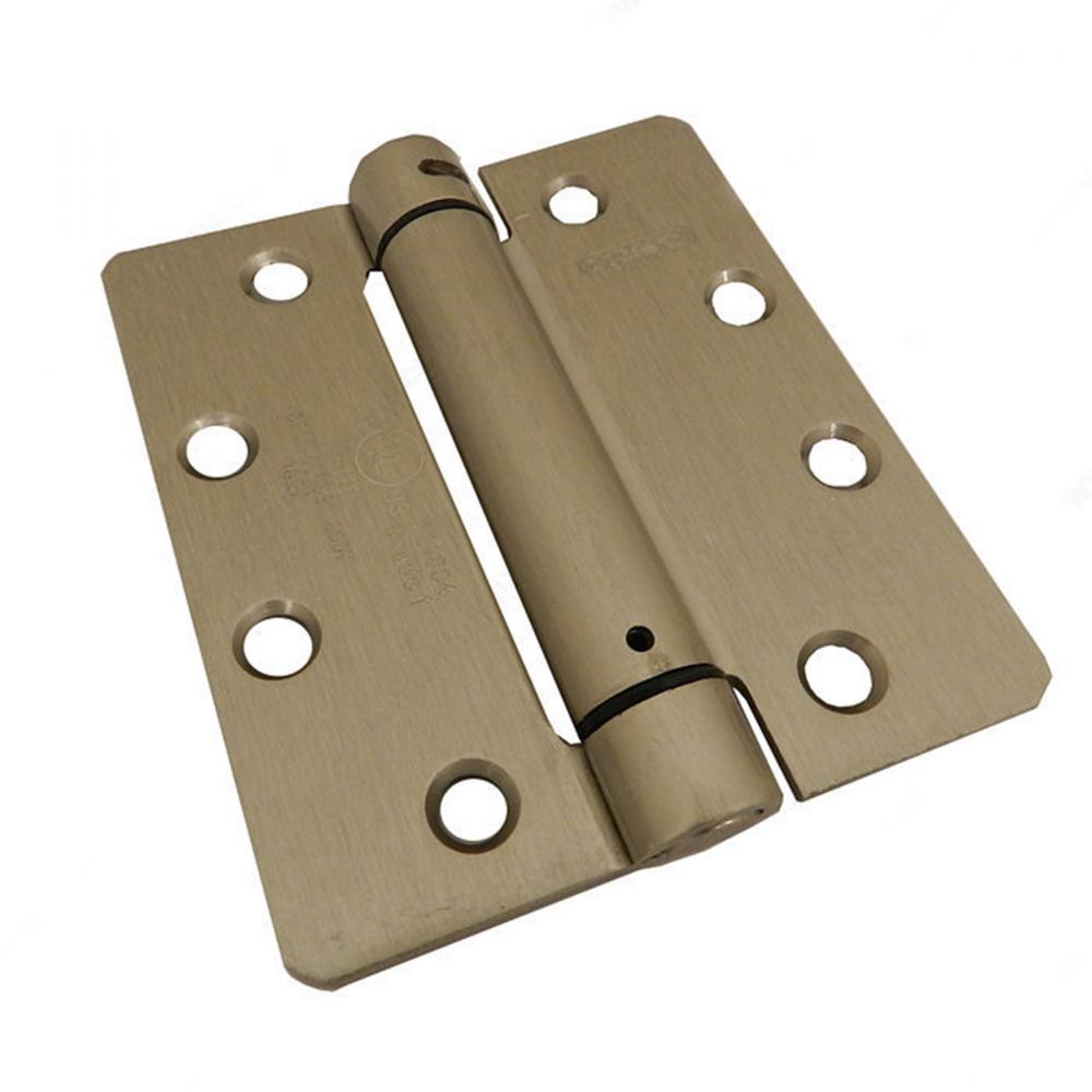 Full Mortise Hinge 4-1/2in Brushed Nickel 1/4in Radius<span class=' ItemWarning' style='display:block;'>Item is usually in stock, but we&#39;ll be in touch if there&#39;s a problem<br /></span>