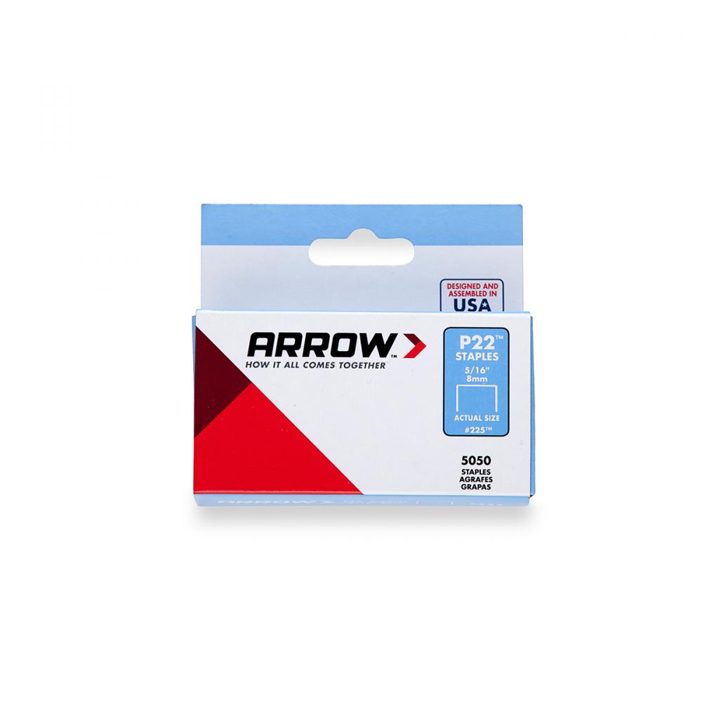 Staples P22 5/16in 5000Per 16Ga Arrow 225<span class=' ItemWarning' style='display:block;'>Item is usually in stock, but we&#39;ll be in touch if there&#39;s a problem<br /></span>