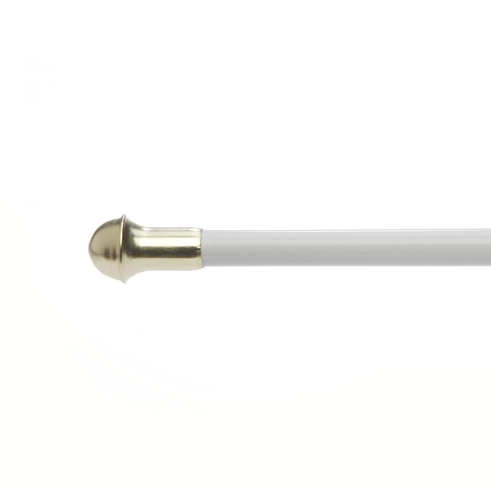 Cafe Curtain Rod 7/16in 18-28in White<span class=' ItemWarning' style='display:block;'>Item is usually in stock, but we&#39;ll be in touch if there&#39;s a problem<br /></span>