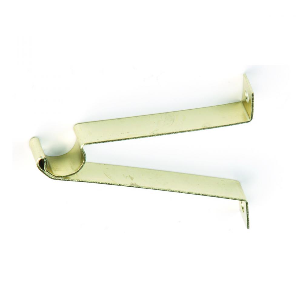 Cafe Rod Bracket 2in Projection Brass 2/Bag<span class=' ItemWarning' style='display:block;'>Item is usually in stock, but we&#39;ll be in touch if there&#39;s a problem<br /></span>