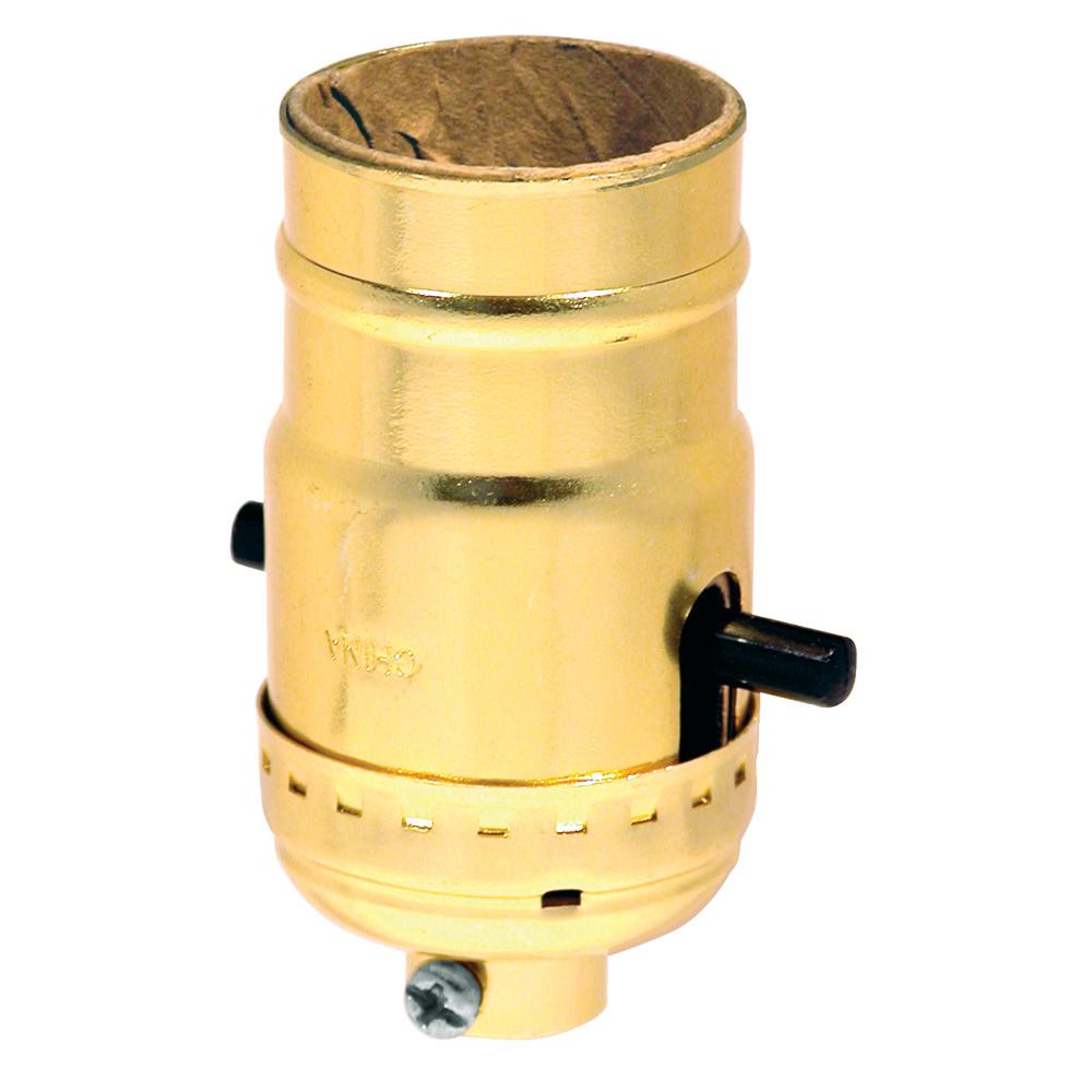 Socket Push-Thru Brite Gilt Bulk (940)<span class=' ItemWarning' style='display:block;'>Item is usually in stock, but we&#39;ll be in touch if there&#39;s a problem<br /></span>