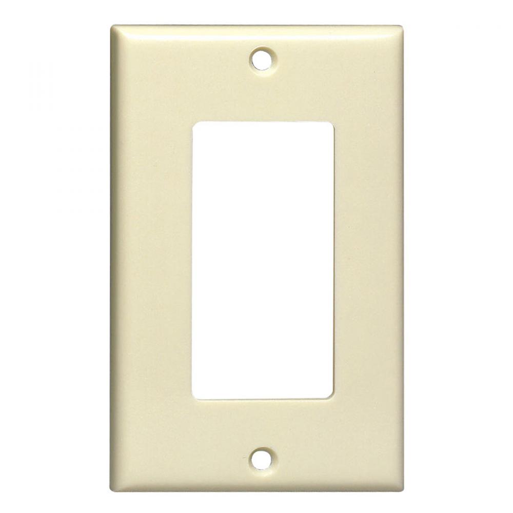 Decora 1-Gang Wall Plate Ivory<span class=' ItemWarning' style='display:block;'>Item is usually in stock, but we&#39;ll be in touch if there&#39;s a problem<br /></span>
