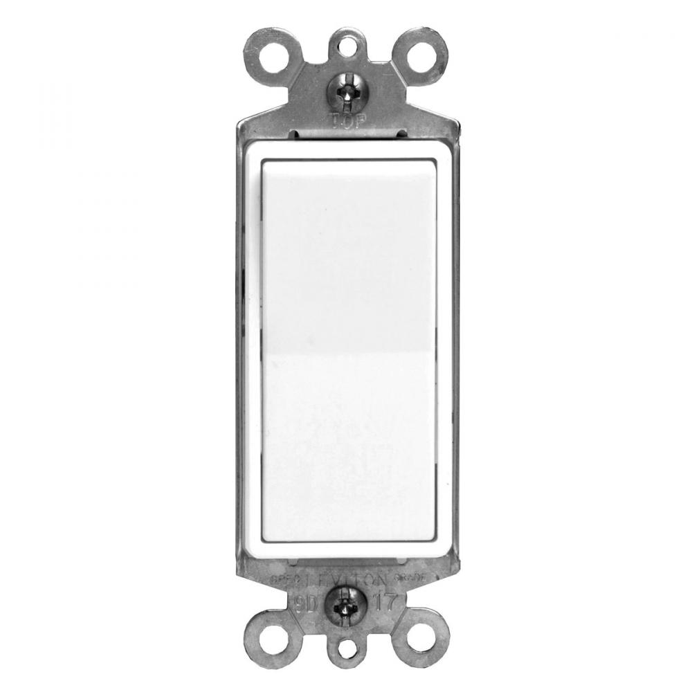 Decora 15-Amp Single Pole Switch White<span class=' ItemWarning' style='display:block;'>Item is usually in stock, but we&#39;ll be in touch if there&#39;s a problem<br /></span>