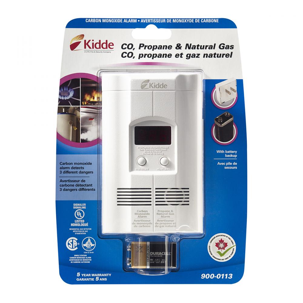 Carbon Monoxide/ Propane/Natural Gas Alarm AC Plug In<span class=' ItemWarning' style='display:block;'>Item is usually in stock, but we&#39;ll be in touch if there&#39;s a problem<br /></span>