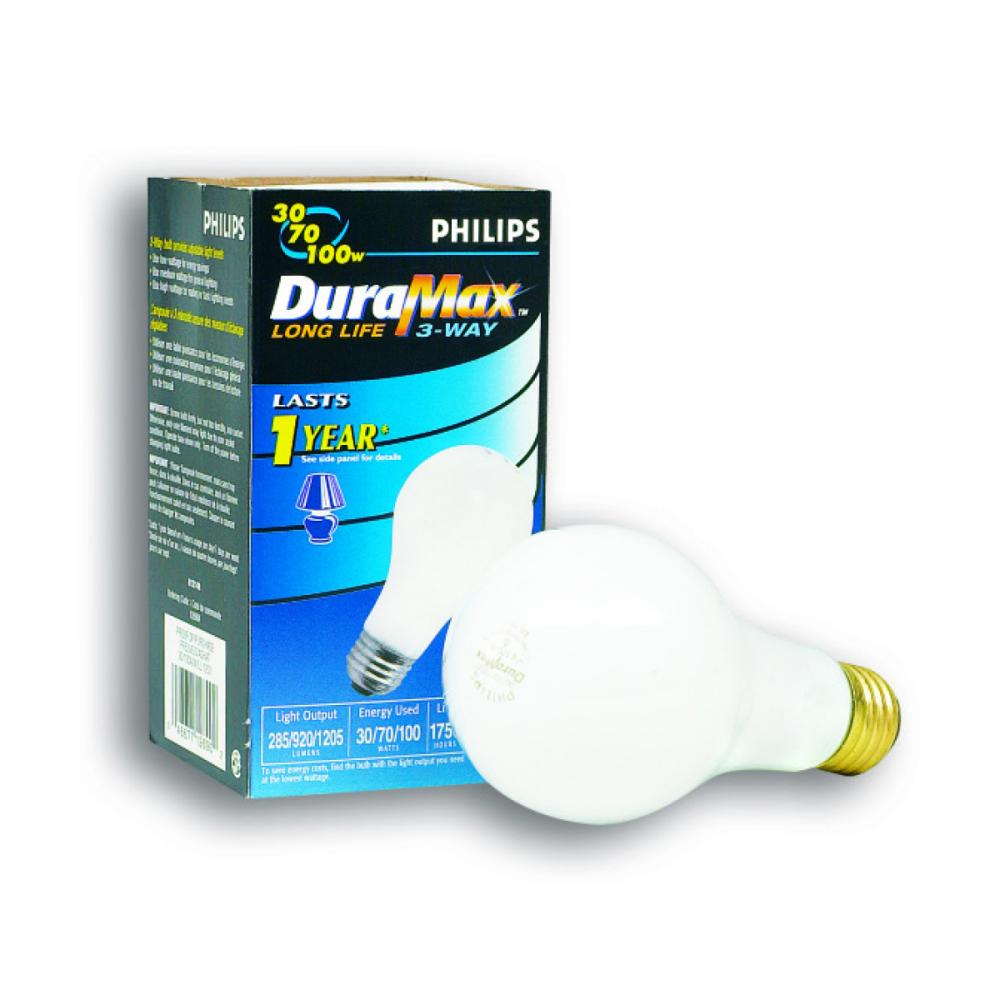 Bulb A21 Incandescent 3-Way 30W/70W/100W Soft White Medium<span class=' ItemWarning' style='display:block;'>Item is usually in stock, but we&#39;ll be in touch if there&#39;s a problem<br /></span>