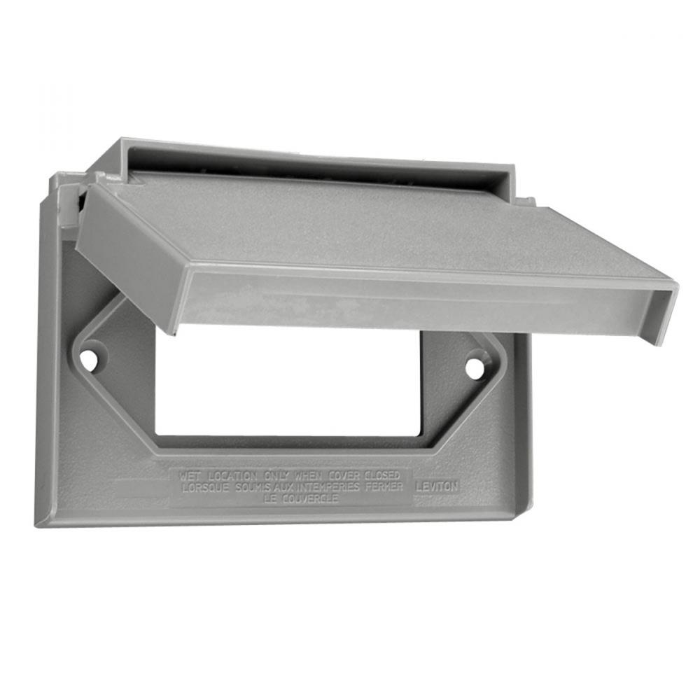 Weatherproof Duplex Cover Grey<span class=' ItemWarning' style='display:block;'>Item is usually in stock, but we&#39;ll be in touch if there&#39;s a problem<br /></span>