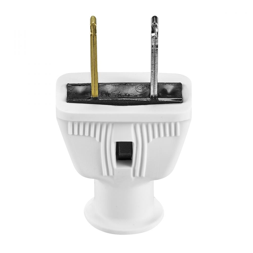 183-6W Straight Blade Plug 15-Amp 125-Volt 2-Wire White<span class=' ItemWarning' style='display:block;'>Item is usually in stock, but we&#39;ll be in touch if there&#39;s a problem<br /></span>