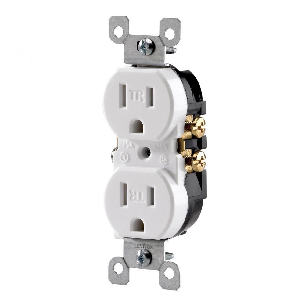 Tamper Resistant Duplex Receptacle<span class=' ItemWarning' style='display:block;'>Item is usually in stock, but we&#39;ll be in touch if there&#39;s a problem<br /></span>