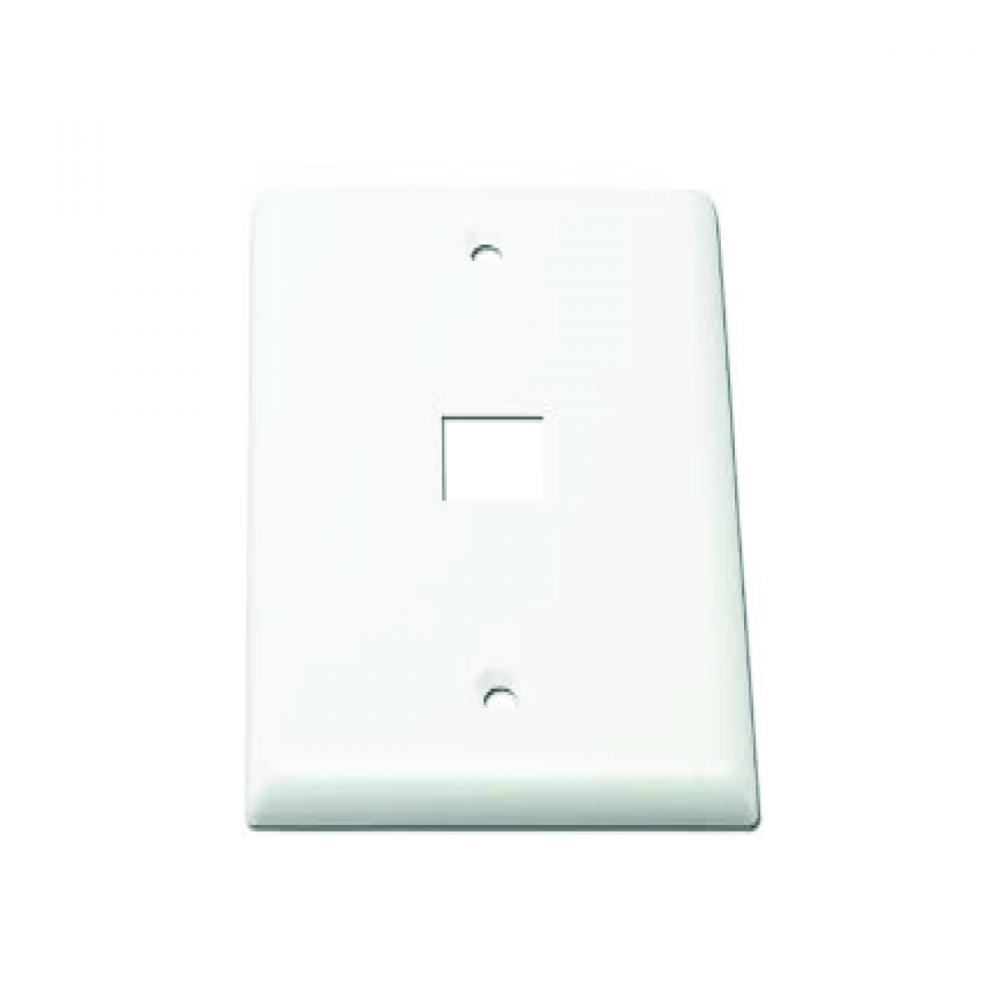 Wall Plate Jack White<span class=' ItemWarning' style='display:block;'>Item is usually in stock, but we&#39;ll be in touch if there&#39;s a problem<br /></span>