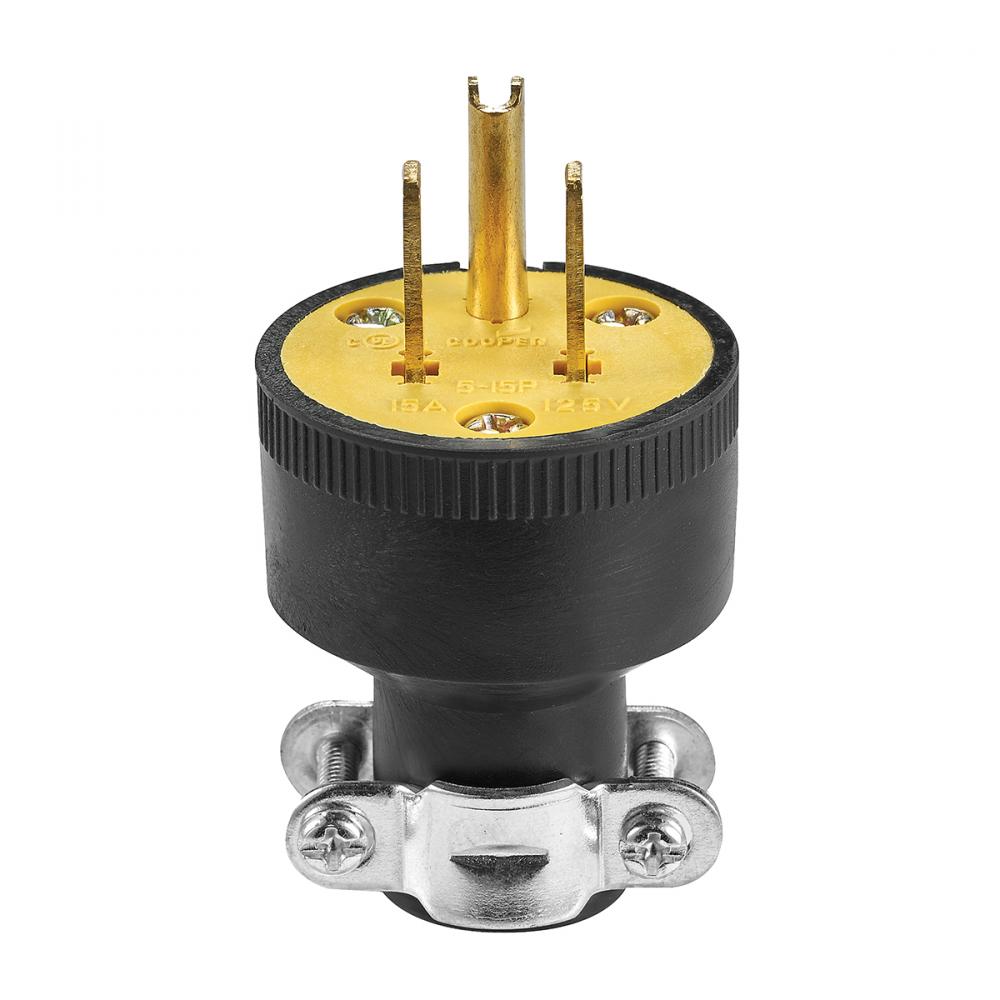 1709 Grounding Plug 15-A 125V 3-Wire Thermo Rubber<span class=' ItemWarning' style='display:block;'>Item is usually in stock, but we&#39;ll be in touch if there&#39;s a problem<br /></span>