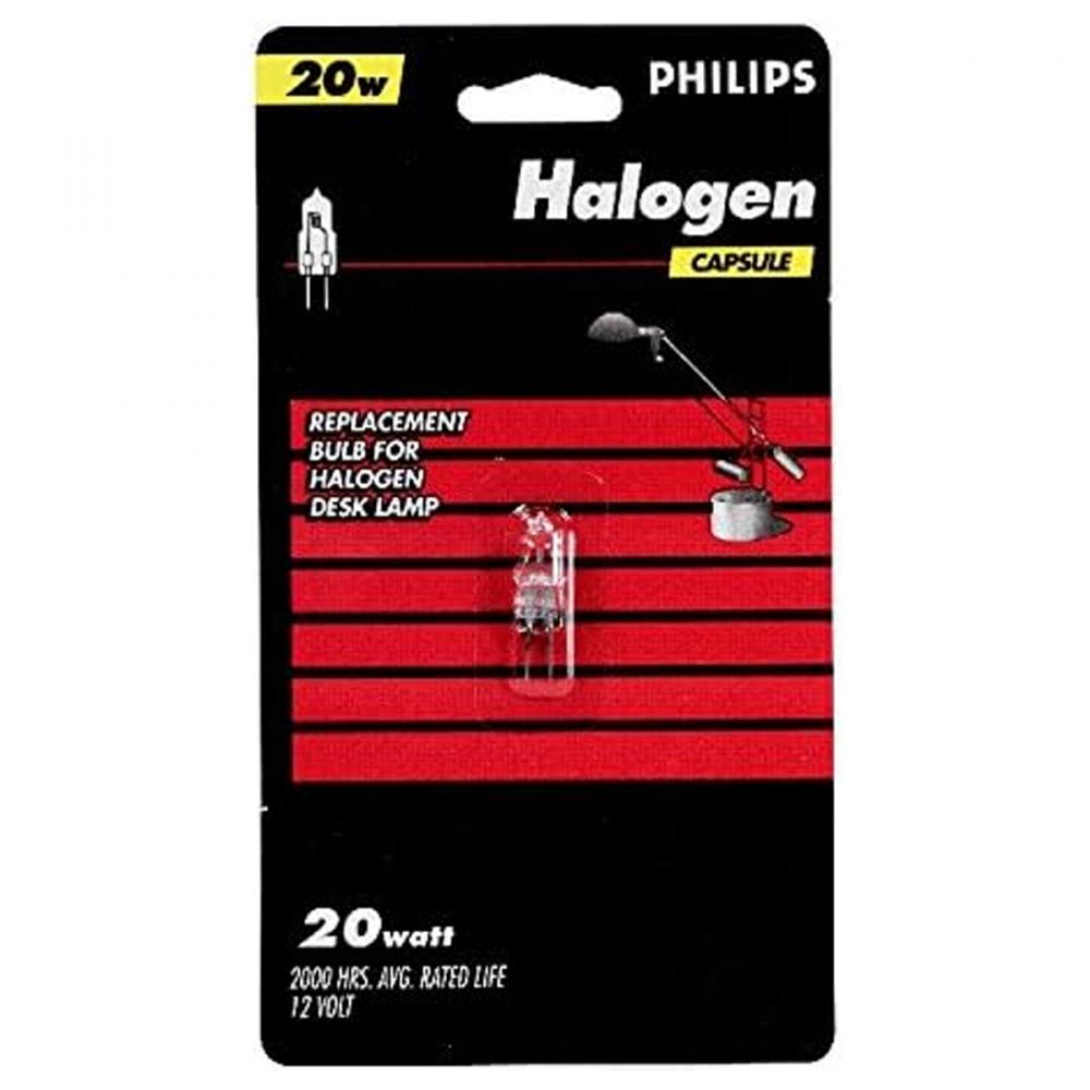Bulb G4 Halogen Capsule 20W Bi-Pin 12V<span class=' ItemWarning' style='display:block;'>Item is usually in stock, but we&#39;ll be in touch if there&#39;s a problem<br /></span>