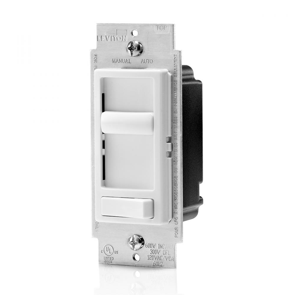 Decora Single Pole Slide Dimmer Switch 2Pk<span class=' ItemWarning' style='display:block;'>Item is usually in stock, but we&#39;ll be in touch if there&#39;s a problem<br /></span>
