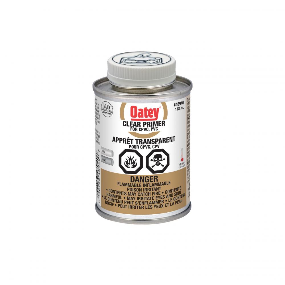 CPVC & PVC Pipe & Fitting Primer 118ml Clear<span class=' ItemWarning' style='display:block;'>Item is usually in stock, but we&#39;ll be in touch if there&#39;s a problem<br /></span>