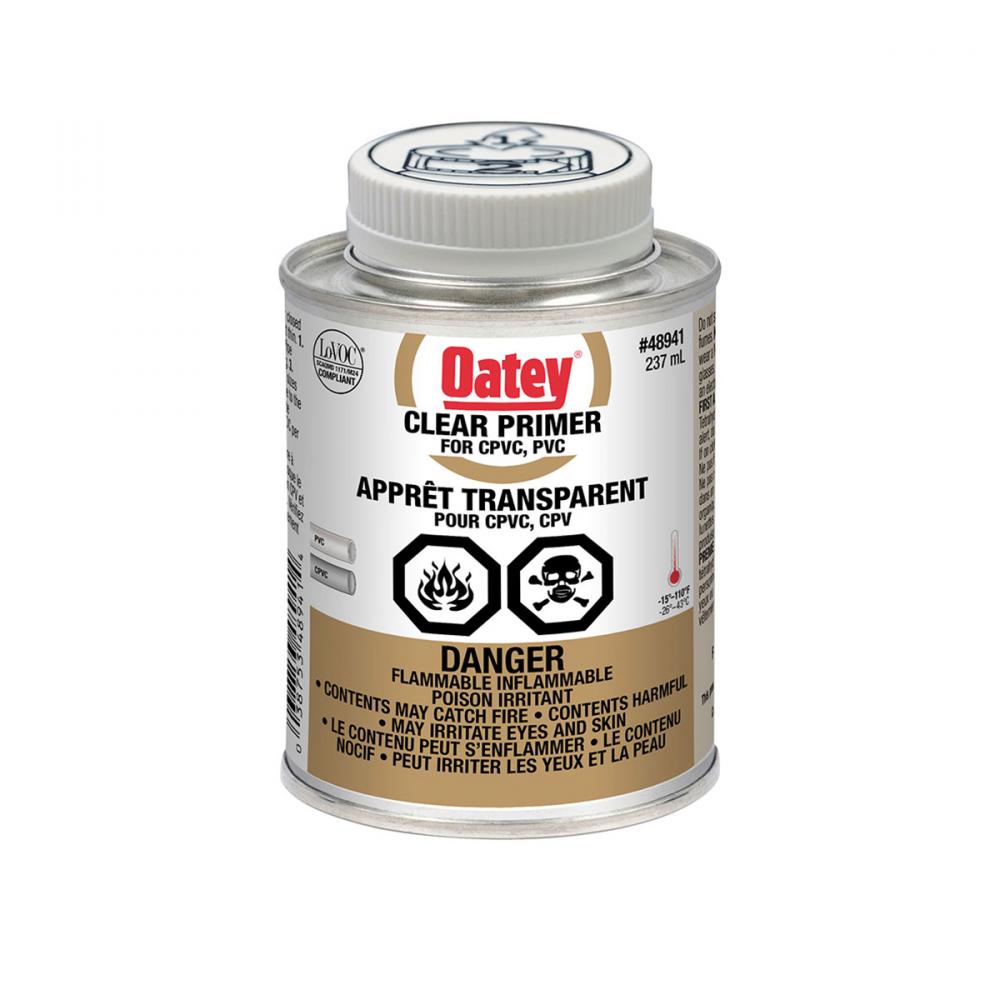 CPVC & PVC Pipe & Fitting Primer 236ml Screw Top Clear<span class=' ItemWarning' style='display:block;'>Item is usually in stock, but we&#39;ll be in touch if there&#39;s a problem<br /></span>