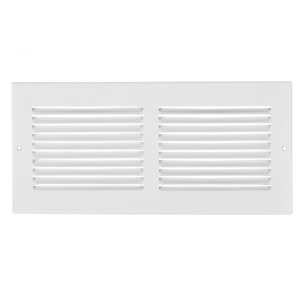 Sidewall Return Air Grille Steel 10 x 4in White<span class=' ItemWarning' style='display:block;'>Item is usually in stock, but we&#39;ll be in touch if there&#39;s a problem<br /></span>