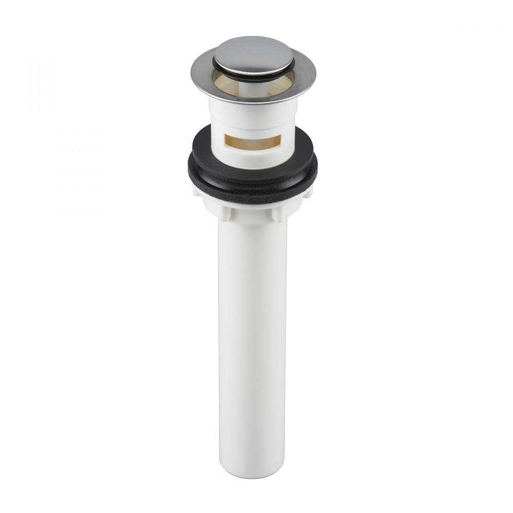 M8518 Chrome Plastic Pop-Up Drain With Overflow<span class=' ItemWarning' style='display:block;'>Item is usually in stock, but we&#39;ll be in touch if there&#39;s a problem<br /></span>