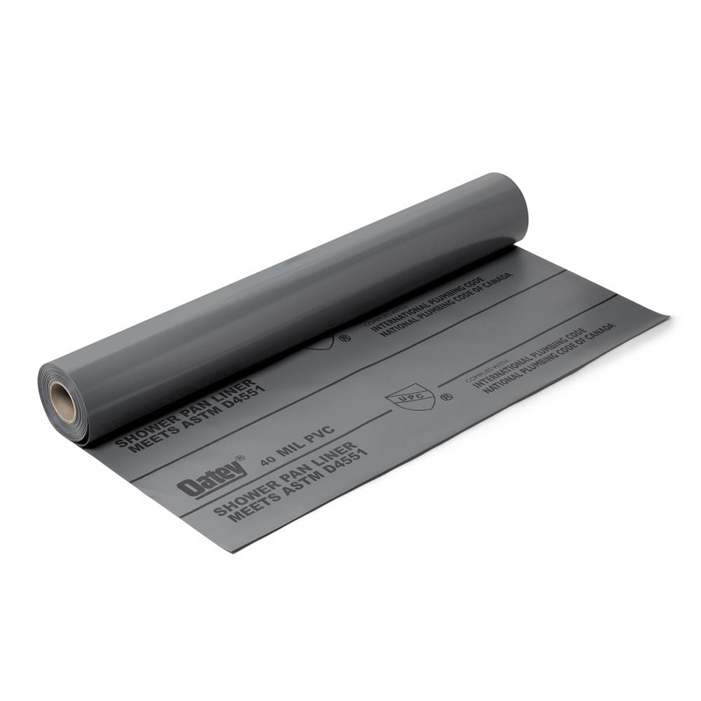 PVC Shower Pan Liner 4ft x 50ft 40ml Grey<span class=' ItemWarning' style='display:block;'>Item is usually in stock, but we&#39;ll be in touch if there&#39;s a problem<br /></span>