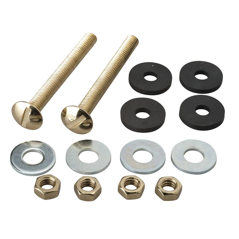 M5884 Toilet Tank Bolts Brass Plated<span class=' ItemWarning' style='display:block;'>Item is usually in stock, but we&#39;ll be in touch if there&#39;s a problem<br /></span>