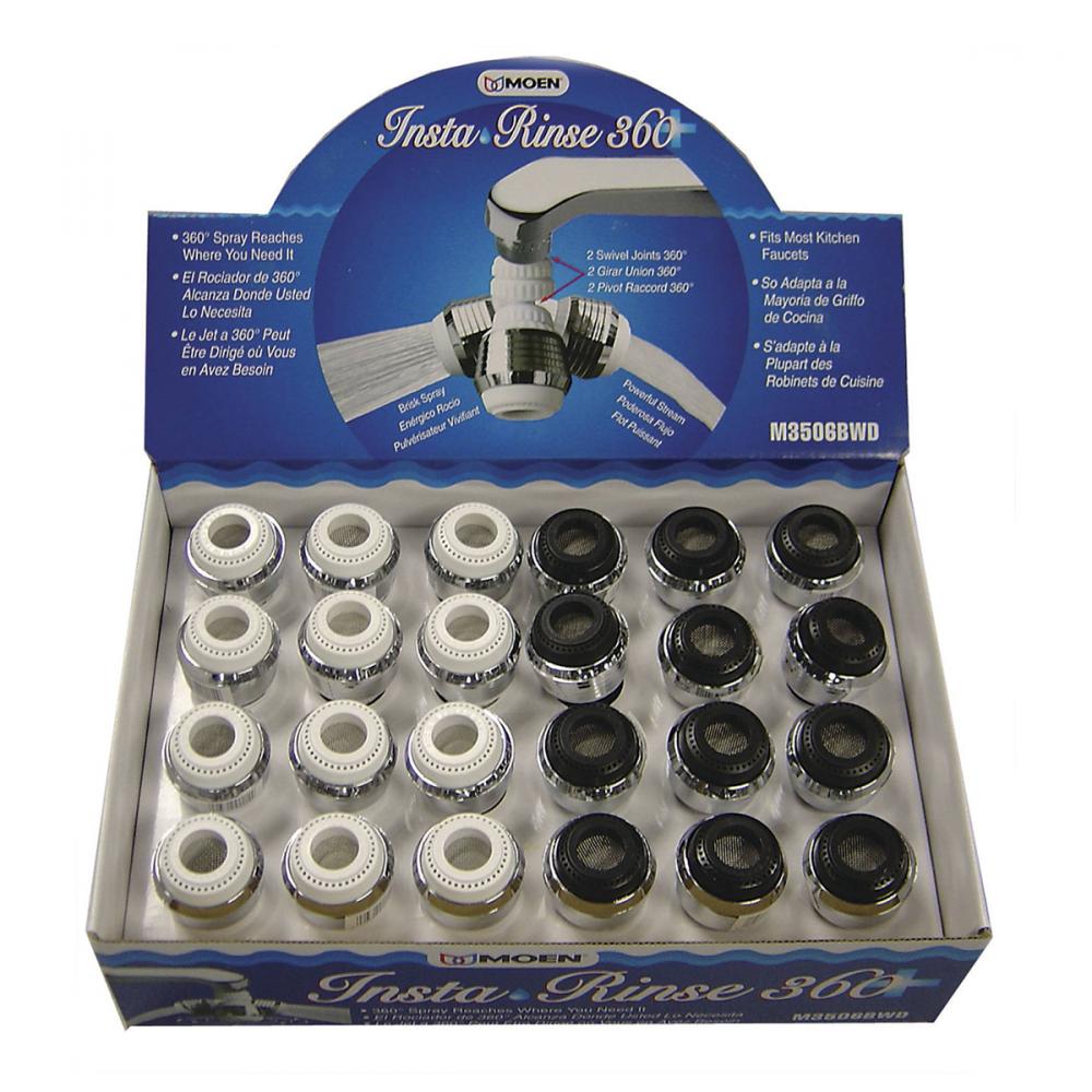 24PC Double Swivel Aerator - Display Box<span class=' ItemWarning' style='display:block;'>Item is usually in stock, but we&#39;ll be in touch if there&#39;s a problem<br /></span>