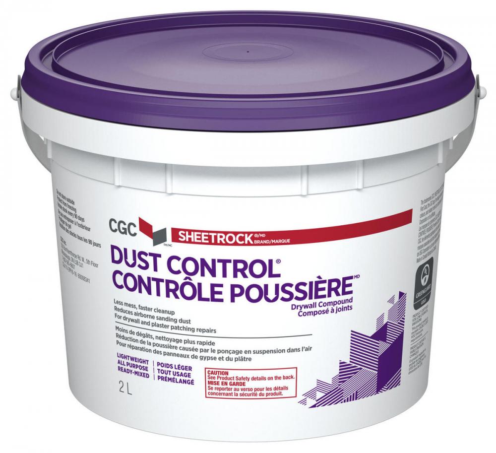 Drywall Compound Cgc 2.1Kg/2L Dust Control<span class=' ItemWarning' style='display:block;'>Item is usually in stock, but we&#39;ll be in touch if there&#39;s a problem<br /></span>