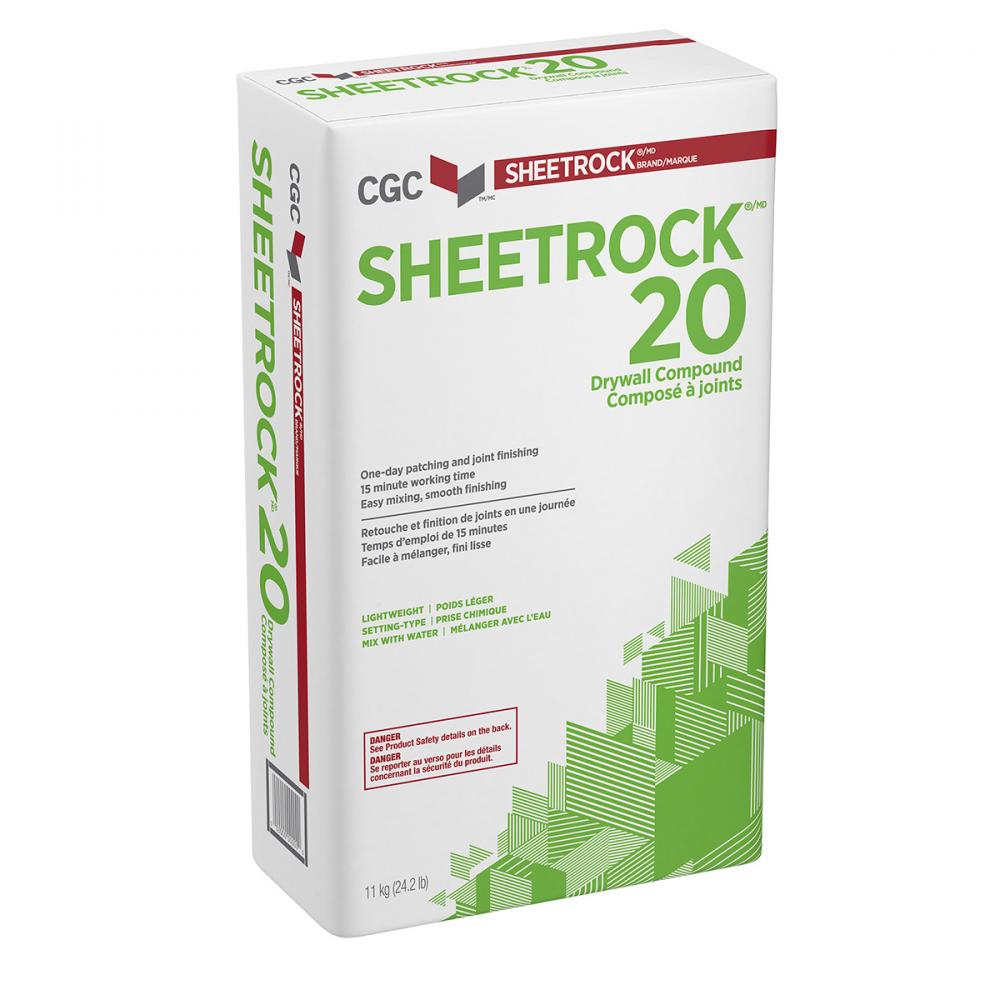 Sheetrock 20 11Kg<span class=' ItemWarning' style='display:block;'>Item is usually in stock, but we&#39;ll be in touch if there&#39;s a problem<br /></span>