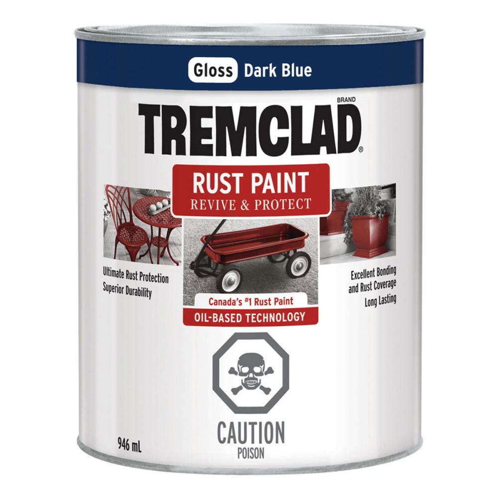 Rust Paint Oil Based 946ml  Dark Blue<span class=' ItemWarning' style='display:block;'>Item is usually in stock, but we&#39;ll be in touch if there&#39;s a problem<br /></span>