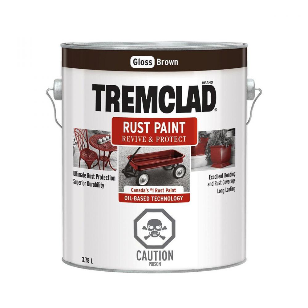 Rust Paint Oil Based 3.78L Brown<span class=' ItemWarning' style='display:block;'>Item is usually in stock, but we&#39;ll be in touch if there&#39;s a problem<br /></span>