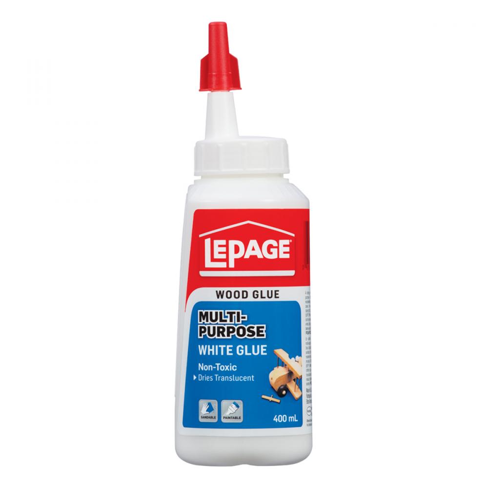 White Glue Multi-Purpose 400ml Lepage 442183<span class=' ItemWarning' style='display:block;'>Item is usually in stock, but we&#39;ll be in touch if there&#39;s a problem<br /></span>