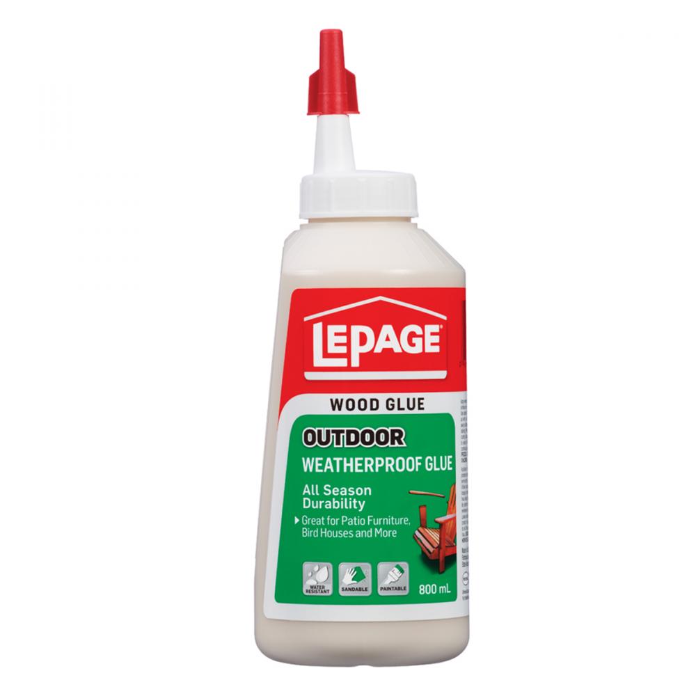 Outdoor Weatherproof Wood Glue 800ml<span class=' ItemWarning' style='display:block;'>Item is usually in stock, but we&#39;ll be in touch if there&#39;s a problem<br /></span>