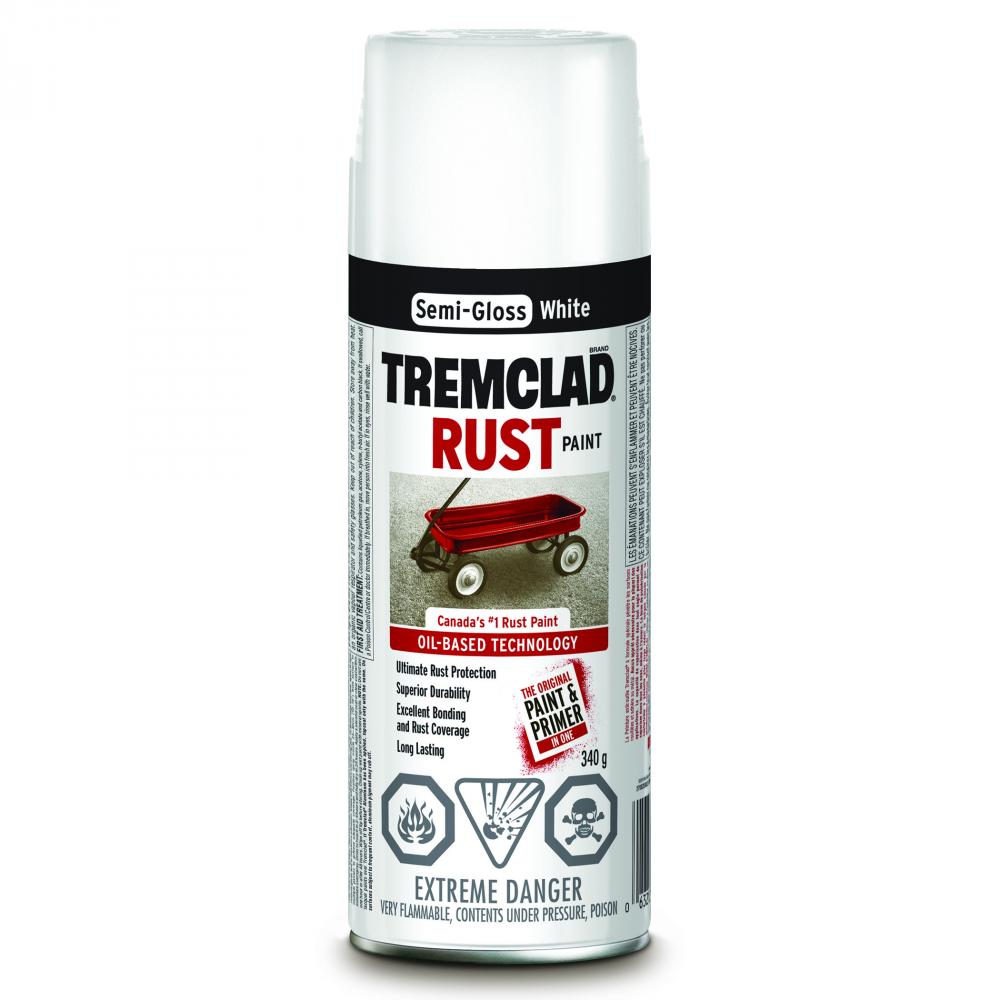 Rust Spray Paint Oil Based 340G Semi-Gloss White<span class=' ItemWarning' style='display:block;'>Item is usually in stock, but we&#39;ll be in touch if there&#39;s a problem<br /></span>