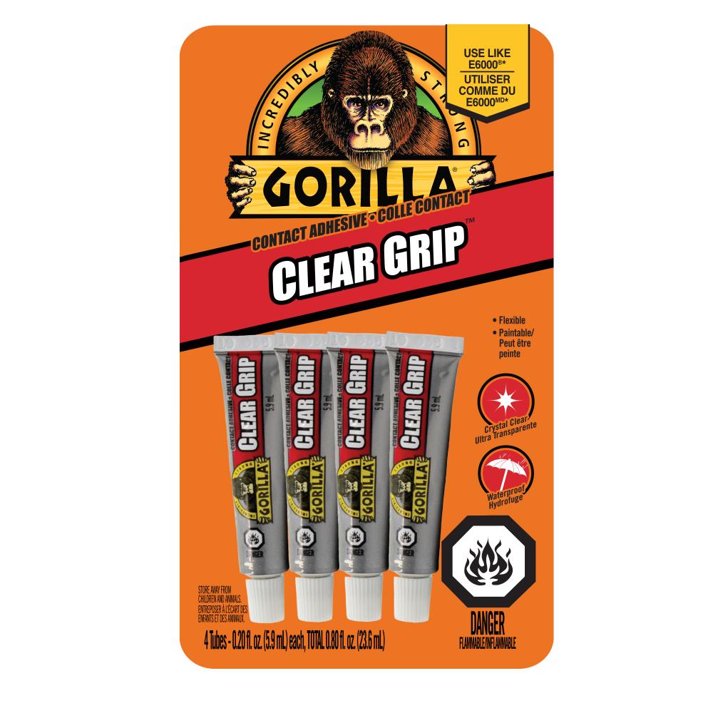 Gorilla Glue Clear Grip Mini&#39;s 4 x 0.2fl.oz<span class=' ItemWarning' style='display:block;'>Item is usually in stock, but we&#39;ll be in touch if there&#39;s a problem<br /></span>