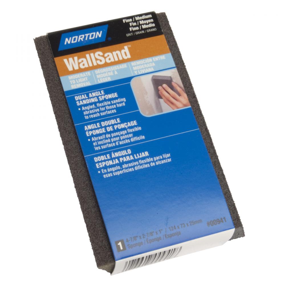 Sponge Sanding Dual Angle Fine/Medium 4-7/8&#34; x 2-7/8&#34; x 1&#34;  Coated 4 Sides<span class=' ItemWarning' style='display:block;'>Item is usually in stock, but we&#39;ll be in touch if there&#39;s a problem<br /></span>
