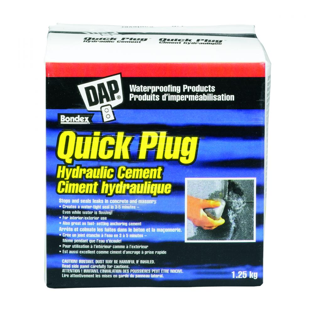 Quick Plug Hydraulic & Anchoring Cement 1.25Kg<span class=' ItemWarning' style='display:block;'>Item is usually in stock, but we&#39;ll be in touch if there&#39;s a problem<br /></span>