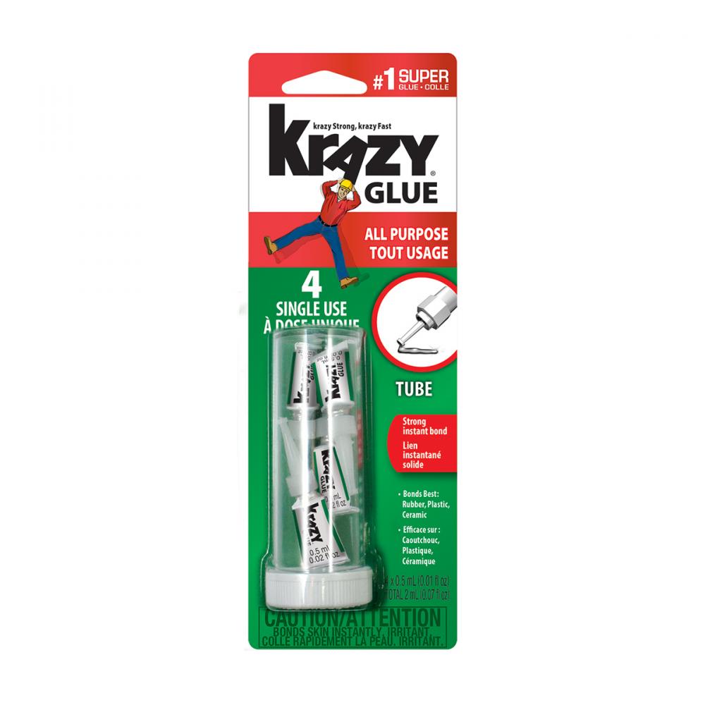Krazy Glue All-Purpose Original Instant Glue 4 x .05ml<span class=' ItemWarning' style='display:block;'>Item is usually in stock, but we&#39;ll be in touch if there&#39;s a problem<br /></span>