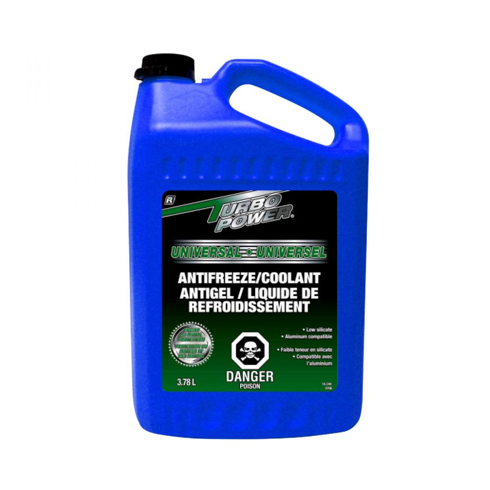 Turbo Power Universal Antifreeze/Coolant 4L<span class=' ItemWarning' style='display:block;'>Item is usually in stock, but we&#39;ll be in touch if there&#39;s a problem<br /></span>