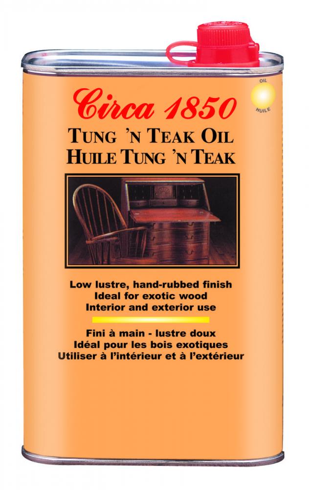 Circa 1850 Tung N Teak Oil 1L<span class=' ItemWarning' style='display:block;'>Item is usually in stock, but we&#39;ll be in touch if there&#39;s a problem<br /></span>