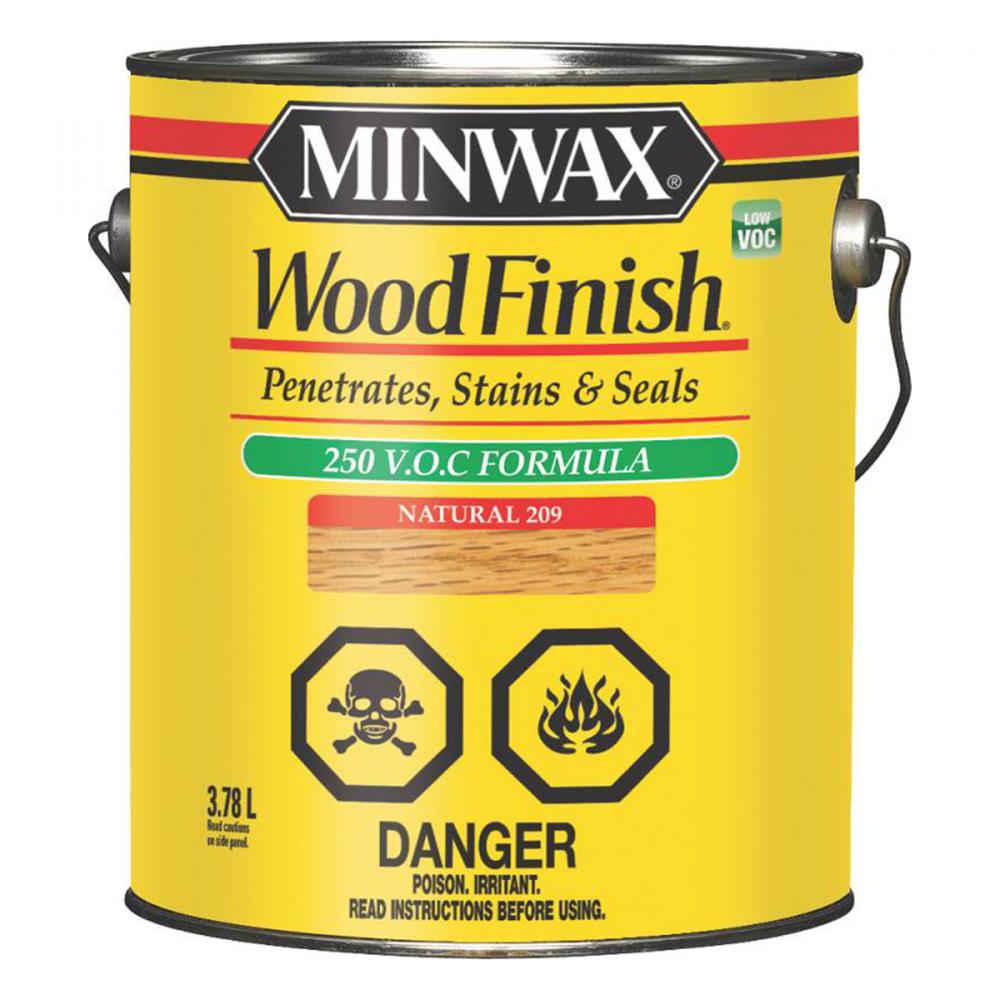 Wood Finish 3.78L Natural Minwax Low Voc<span class=' ItemWarning' style='display:block;'>Item is usually in stock, but we&#39;ll be in touch if there&#39;s a problem<br /></span>