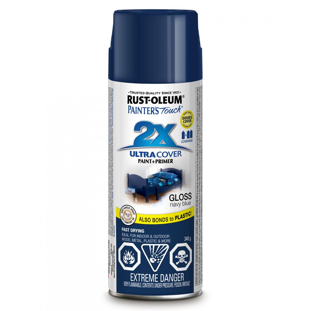 Painters Touch 2X Spray Paint 340G Navy Blue<span class=' ItemWarning' style='display:block;'>Item is usually in stock, but we&#39;ll be in touch if there&#39;s a problem<br /></span>