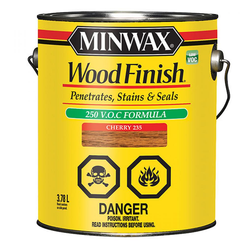 Wood Finish 3.78L Cherry Minwax Low Voc<span class=' ItemWarning' style='display:block;'>Item is usually in stock, but we&#39;ll be in touch if there&#39;s a problem<br /></span>