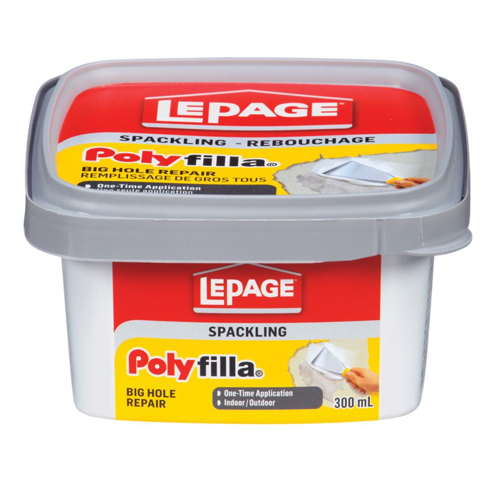 Polyfilla Big Hole Repair 300ml Poly 1256103<span class=' ItemWarning' style='display:block;'>Item is usually in stock, but we&#39;ll be in touch if there&#39;s a problem<br /></span>