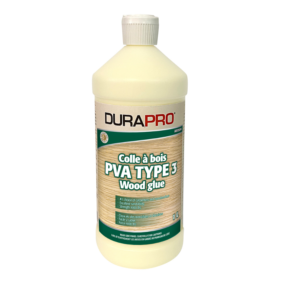 Dura Pro AW3696 Yellow Wood Glue 1L<span class=' ItemWarning' style='display:block;'>Item is usually in stock, but we&#39;ll be in touch if there&#39;s a problem<br /></span>