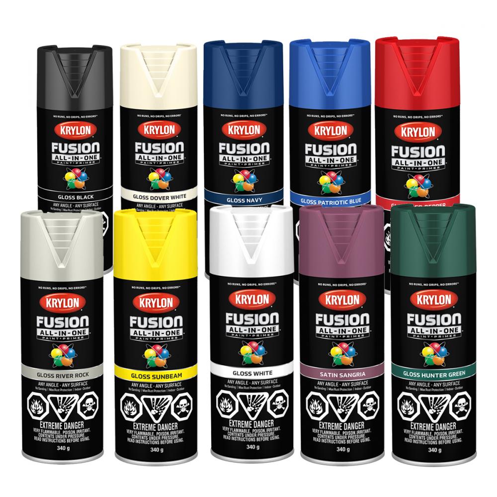 Krylon® Fusion All-In-One™ 340g Gloss Hot Pink<span class=' ItemWarning' style='display:block;'>Item is usually in stock, but we&#39;ll be in touch if there&#39;s a problem<br /></span>