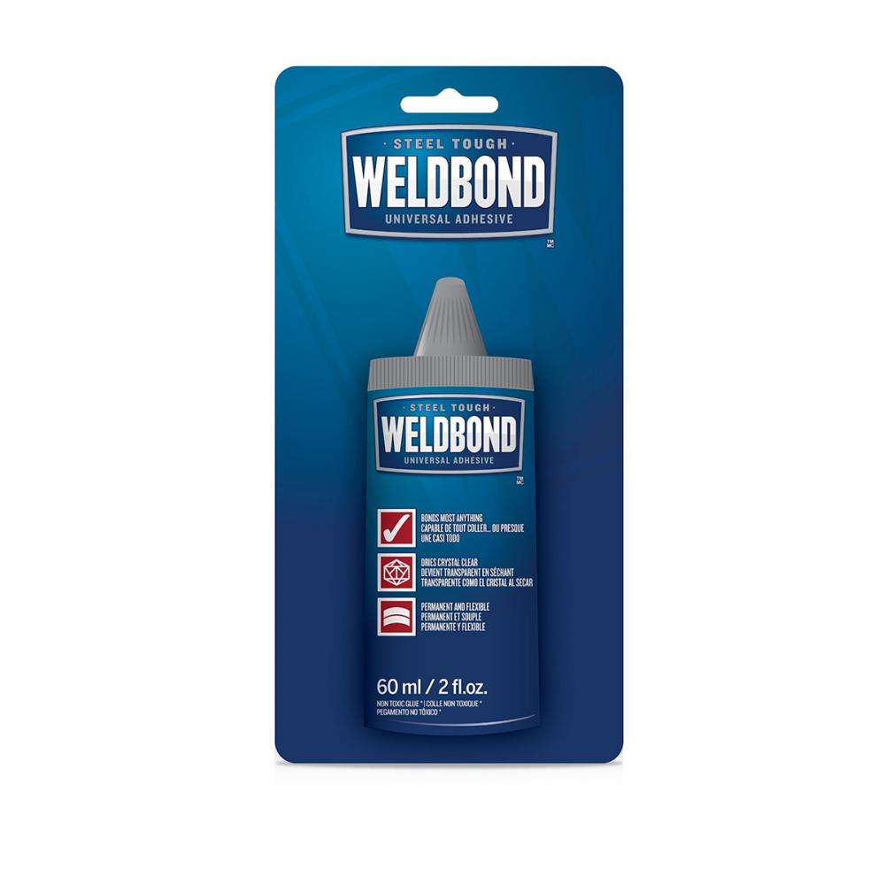 Weldbond Universal Adhesive 60ml/2oz.<span class=' ItemWarning' style='display:block;'>Item is usually in stock, but we&#39;ll be in touch if there&#39;s a problem<br /></span>