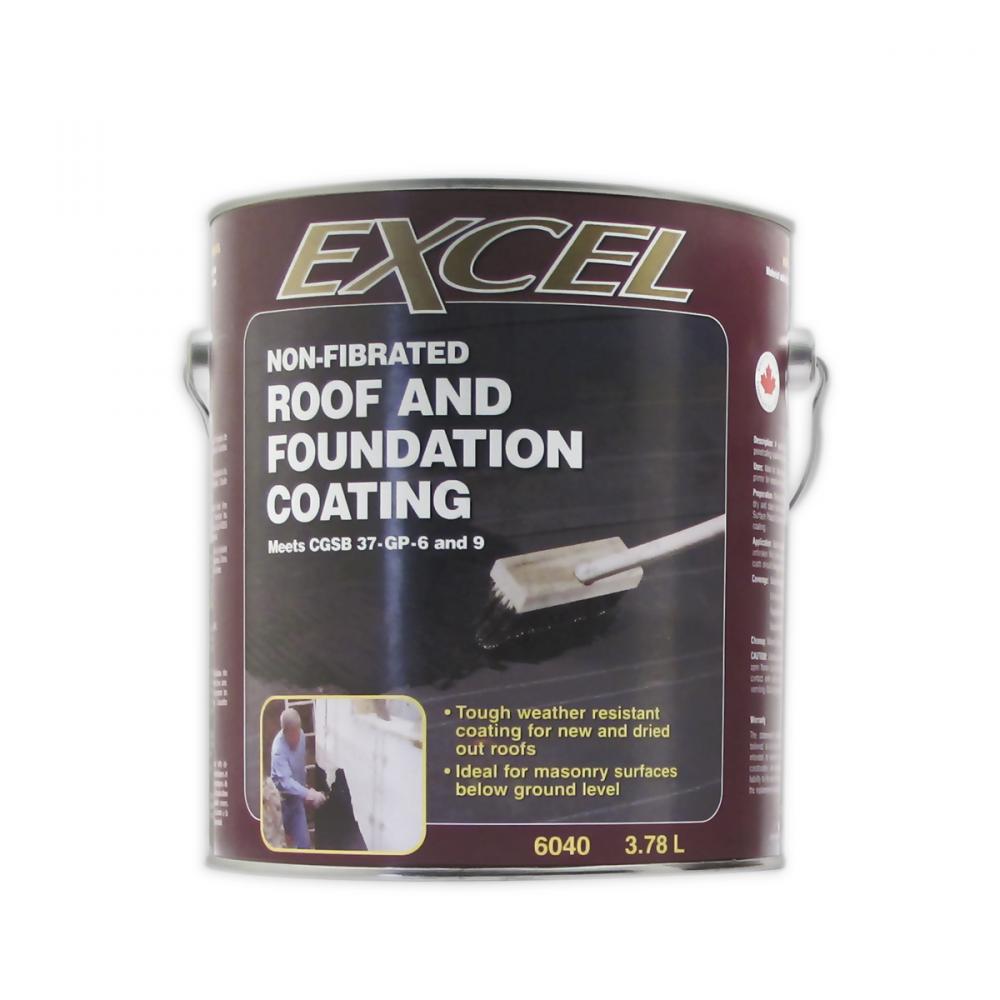 Excel Non-Fibrated Roof & Foundation Coating 3.78L<span class=' ItemWarning' style='display:block;'>Item is usually in stock, but we&#39;ll be in touch if there&#39;s a problem<br /></span>