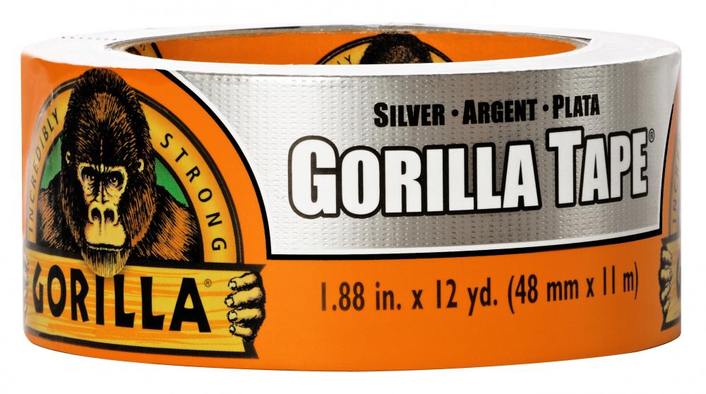 Gorilla Duct Tape 1.88in x 10yd Silver<span class=' ItemWarning' style='display:block;'>Item is usually in stock, but we&#39;ll be in touch if there&#39;s a problem<br /></span>