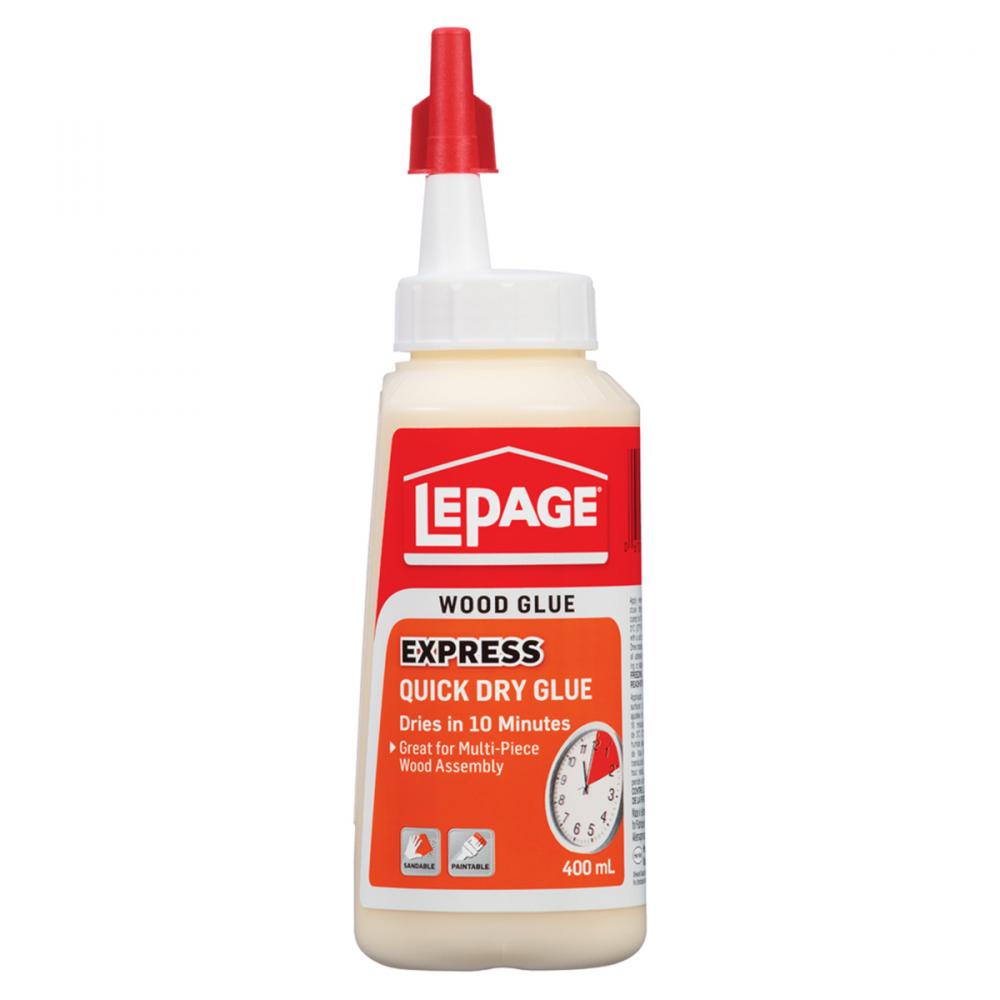 Express Quick Dry Wood Glue 400ml<span class=' ItemWarning' style='display:block;'>Item is usually in stock, but we&#39;ll be in touch if there&#39;s a problem<br /></span>