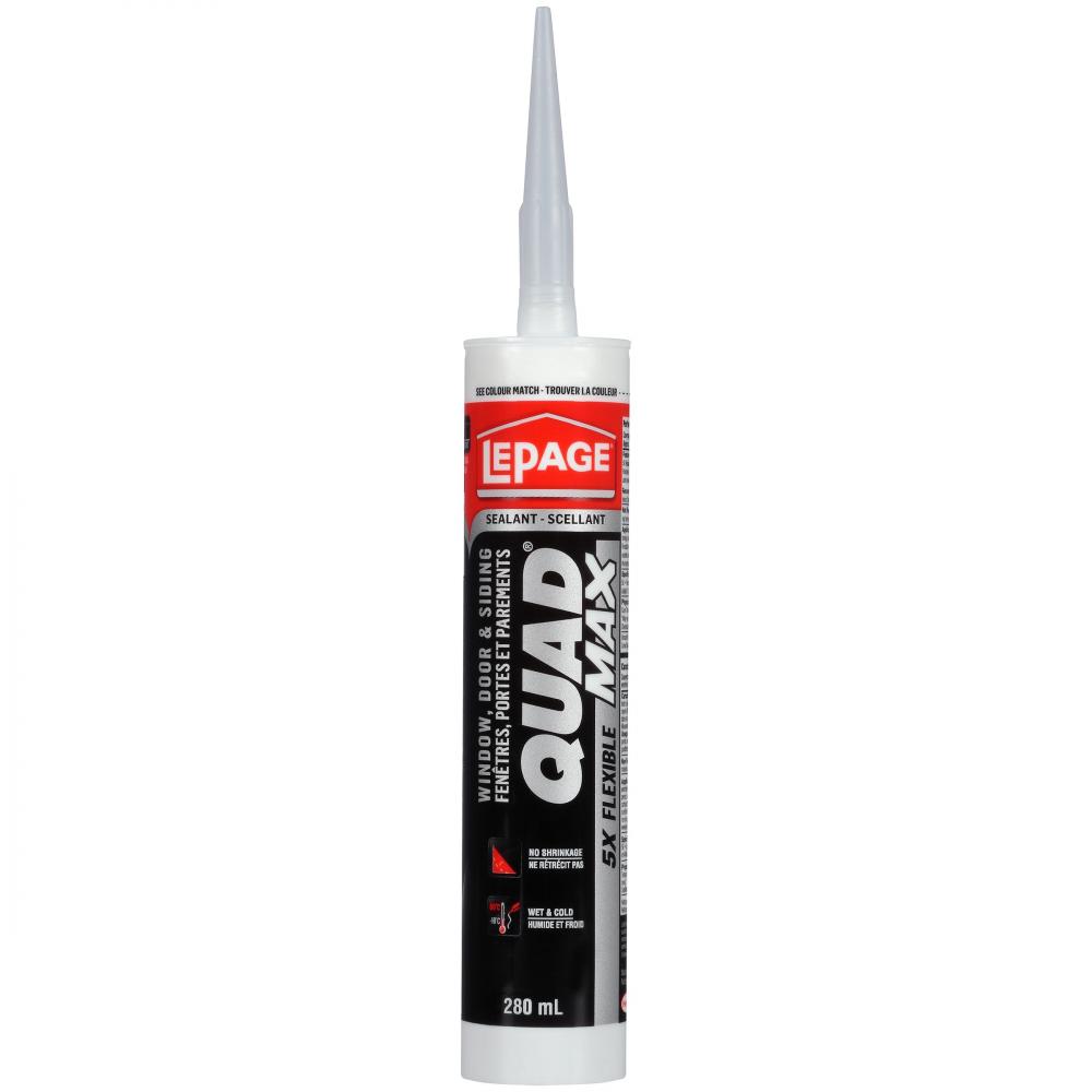 Quad Max Window & Siding Sealant 280ml White<span class=' ItemWarning' style='display:block;'>Item is usually in stock, but we&#39;ll be in touch if there&#39;s a problem<br /></span>