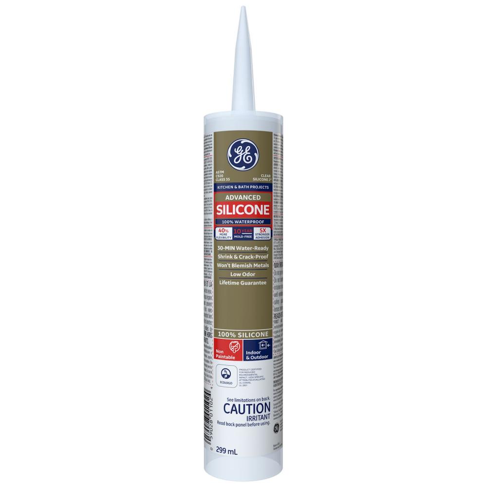 GE Silicone 2 Advanced Kitchen & Bath Sealant 298ml Clear<span class=' ItemWarning' style='display:block;'>Item is usually in stock, but we&#39;ll be in touch if there&#39;s a problem<br /></span>