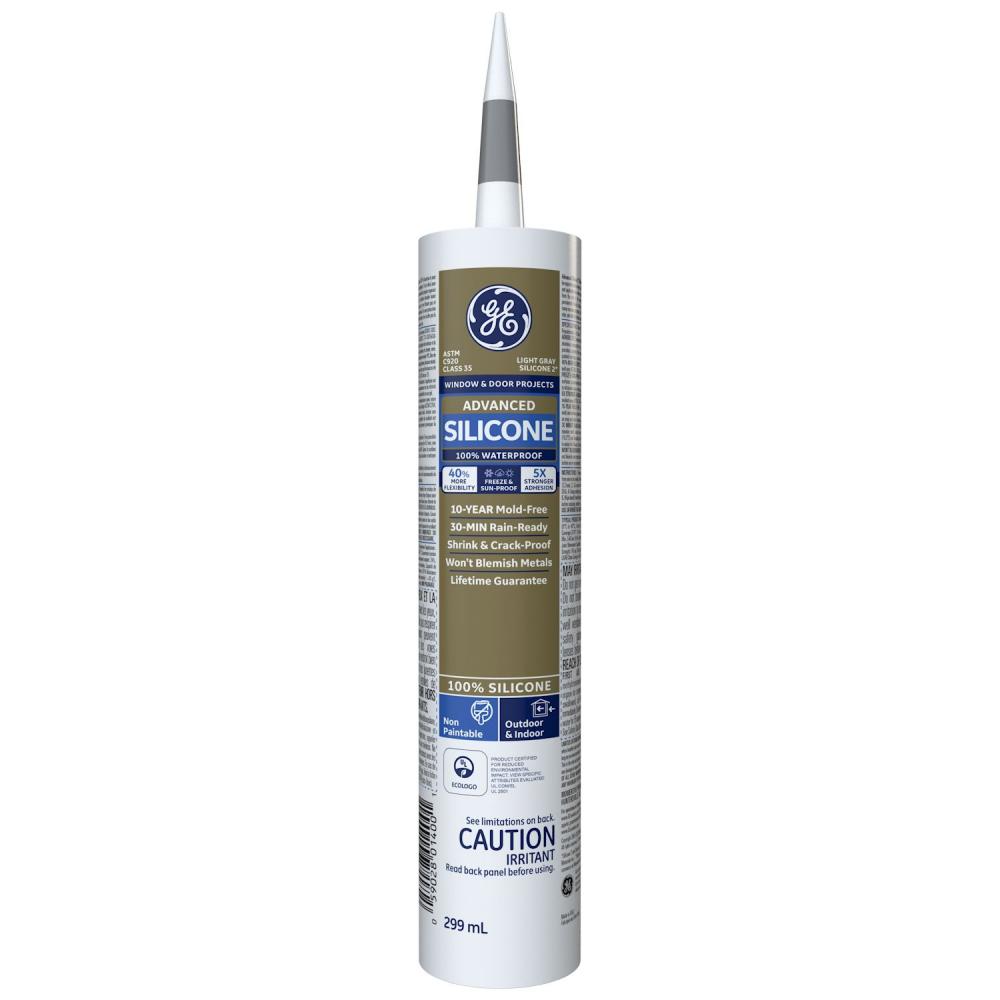GE Silicone 2 Advanced Window & Door Sealant 298ml Lt Gray<span class=' ItemWarning' style='display:block;'>Item is usually in stock, but we&#39;ll be in touch if there&#39;s a problem<br /></span>